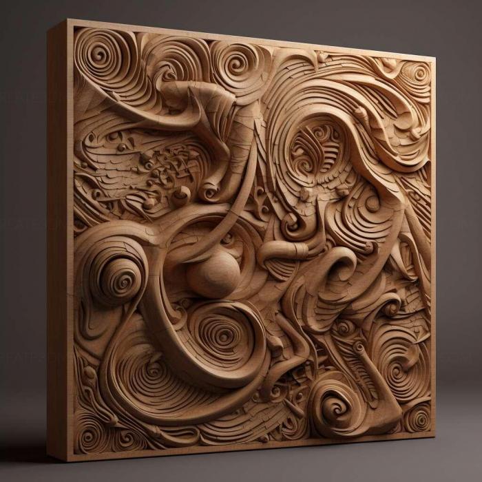 نموذج ثلاثي الأبعاد لآلة CNC 3D Art 